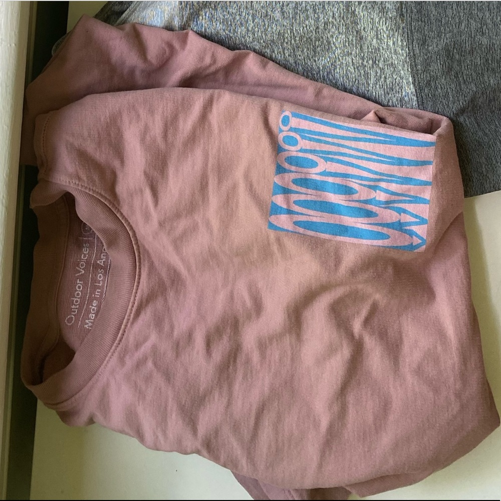 Outdoor voices cropped crew neck sweatshirt